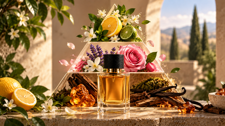 نتهای عطر چیست؟ راهنمای کامل نت اولیه، میانی و پایه